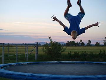 Trendsport Trampolinspringen